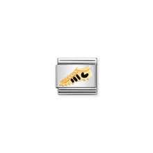 Load image into Gallery viewer, COMPOSABLE CLASSIC LINK 030204/20 BLACK BOOT IN 18K GOLD &amp; ENAMEL
