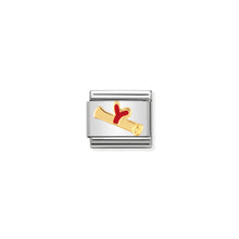 Load image into Gallery viewer, COMPOSABLE CLASSIC LINK 030223/03 DIPLOMA IN 18K GOLD AND ENAMEL
