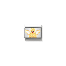 Load image into Gallery viewer, COMPOSABLE CLASSIC LINK 030225/16 ANGEL IN 18K GOLD AND ENAMEL
