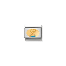 Load image into Gallery viewer, COMPOSABLE CLASSIC LINK 030242/36 LITTLE BOY IN 18K GOLD AND ENAMEL
