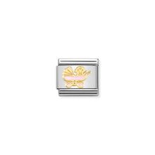 Load image into Gallery viewer, COMPOSABLE CLASSIC LINK 030272/60 PINK BABY CARRIAGE IN 18K GOLD
