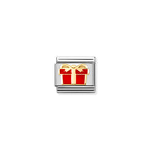 Load image into Gallery viewer, COMPOSABLE CLASSIC LINK 030272/70 RED GIFT IN 18K GOLD &amp; ENAMEL
