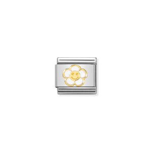 COMPOSABLE CLASSIC LINK 030272/59 SMILEY FLOWER IN GOLD
