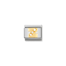 Load image into Gallery viewer, COMPOSABLE CLASSIC LINK 030301/26 LETTER Z IN 18K GOLD AND CZ
