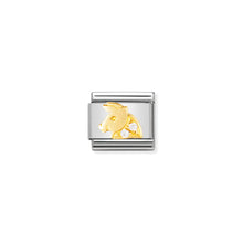 Load image into Gallery viewer, COMPOSABLE CLASSIC LINK 030302/02 TAURUS IN 18K GOLD AND CZ
