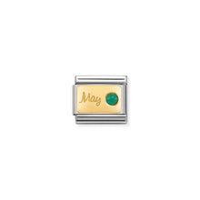 Load image into Gallery viewer, COMPOSABLE CLASSIC LINK 030519/05 MAY EMERALD IN 18K GOLD

