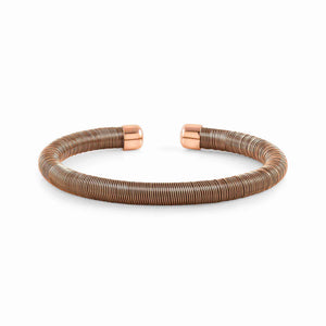 ESSENZIA BRACELET 146802/001 ROSE GOLD & BROWN