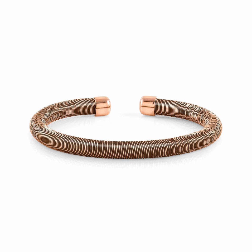 ESSENZIA BRACELET 146802/001 ROSE GOLD & BROWN