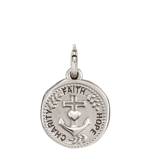 WISHES PENDANT CHARM 147303/018 FAITH HOPE CHARITY