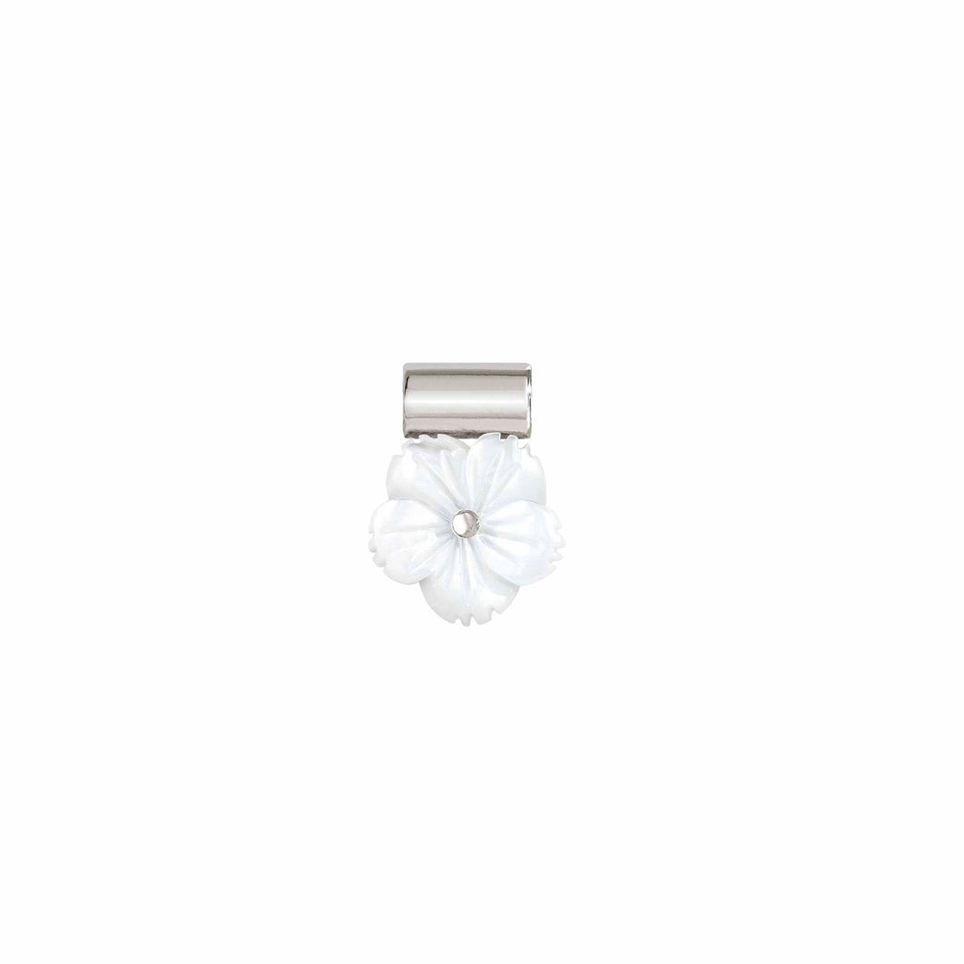 SEIMIA PENDANT 148804/001 FLOWER WITH WHITE MOTHER OF PEARL