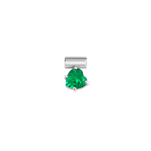 Load image into Gallery viewer, SEIMIA LOVE PENDANT 148809/004 HEART GREEN CZ
