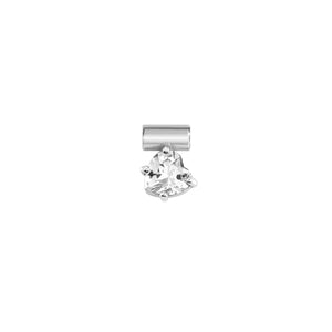 SEIMIA LOVE PENDANT 148809/010 HEART WHITE CZ