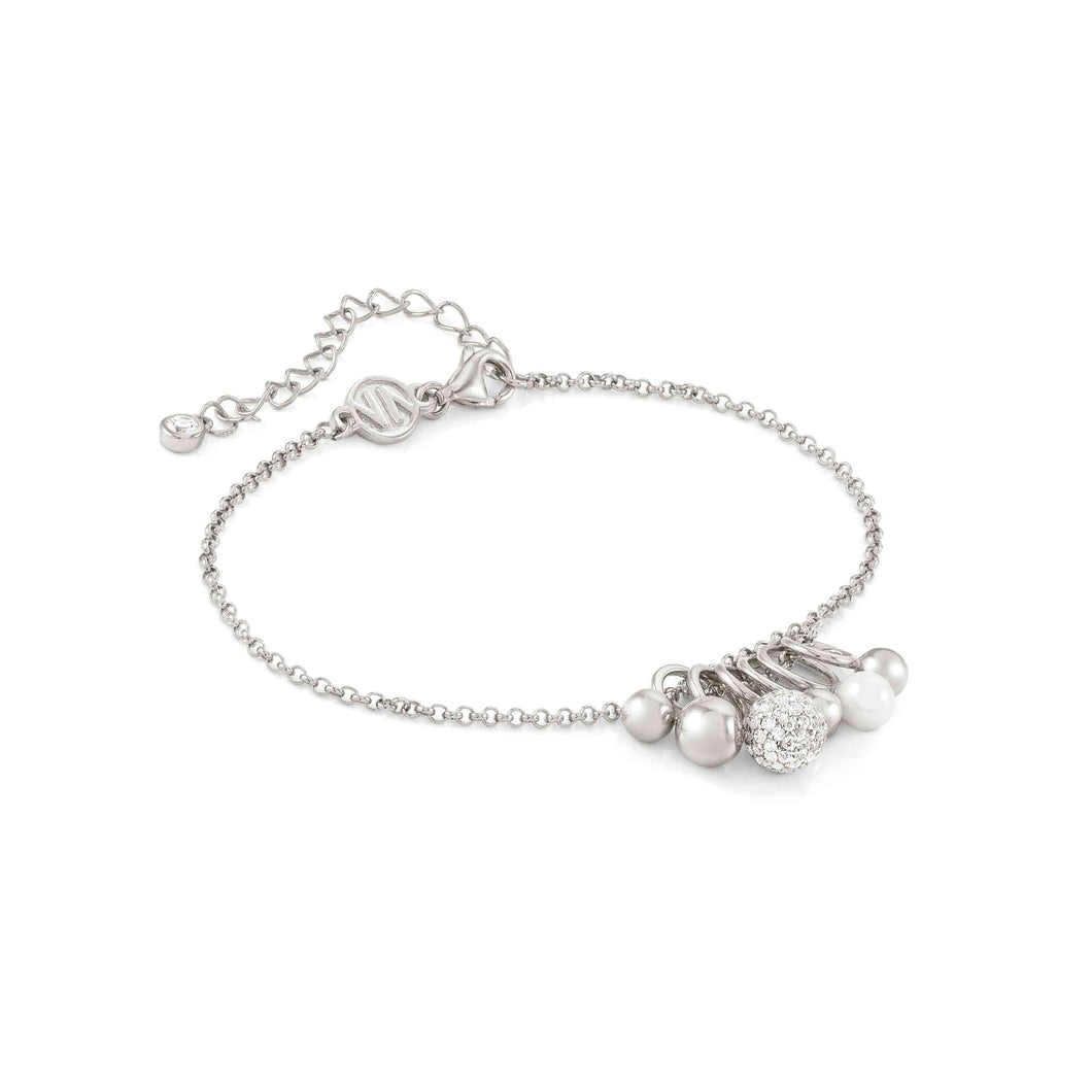 SOUL BRACELET 149004/010 SILVER WITH CZ & PEARL