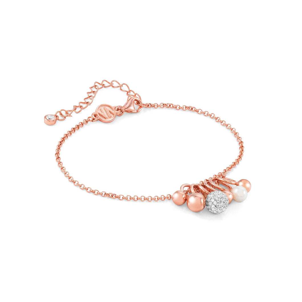 SOUL BRACELET 149004/011 ROSE GOLD WITH CZ & PEARL