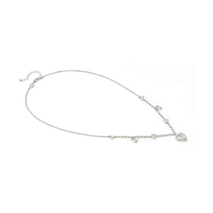 TRUEJOY HEART NECKLACE 240102/004 STERLING SILVER CHAIN
