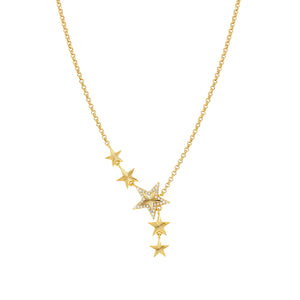 TRUEJOY STAR NECKLACE 240103/009 GOLD CHAIN