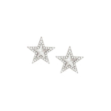 Load image into Gallery viewer, TRUEJOY STAR EARRINGS 240104/007 SILVER STUDS
