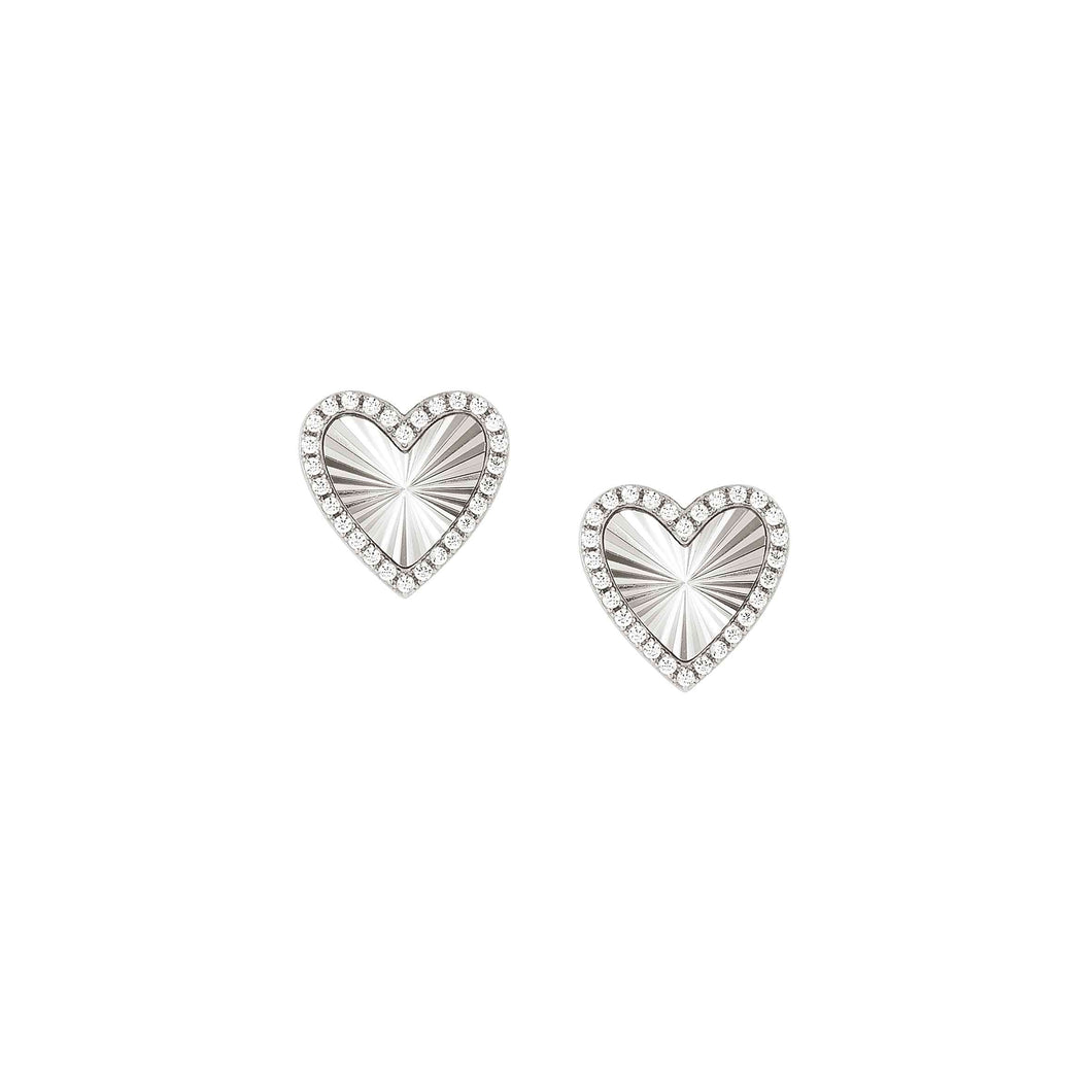 TRUEJOY HEARTS EARRINGS 240104/004 STERLING SILVER