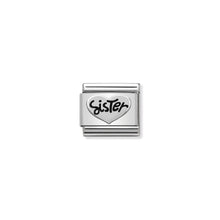 Load image into Gallery viewer, COMPOSABLE CLASSIC LINK 330101/11 SISTER HEART IN 925 SILVER

