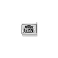 Load image into Gallery viewer, COMPOSABLE CLASSIC LINK 330101/34 HEADPHONES WITH MUSIC IN 925 SILVER
