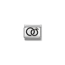 Load image into Gallery viewer, COMPOSABLE CLASSIC LINK 330102/29 WEDDING RINGS IN 925 SILVER
