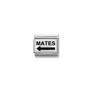 COMPOSABLE CLASSIC LINK 330208/23 MATES ARROW IN ENAMEL & 925 SILVER