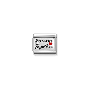 COMPOSABLE CLASSIC LINK 330208/53 FOREVER TOGETHER IN SILVER