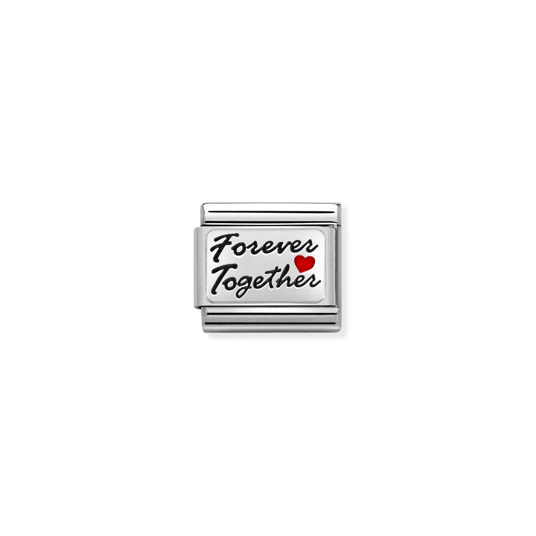 COMPOSABLE CLASSIC LINK 330208/53 FOREVER TOGETHER IN SILVER