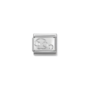 COMPOSABLE CLASSIC LINK 330302/04 CANCER ZODIAC WITH CZ IN 925 SILVER