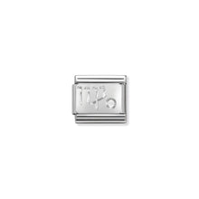 Load image into Gallery viewer, COMPOSABLE CLASSIC LINK 330302/06 VIRGO ZODIAC WITH CZ IN 925 SILVER
