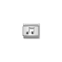 Load image into Gallery viewer, COMPOSABLE CLASSIC LINK 330311/08 MUSIC NOTE WITH ENAMEL IN 925 SILVER
