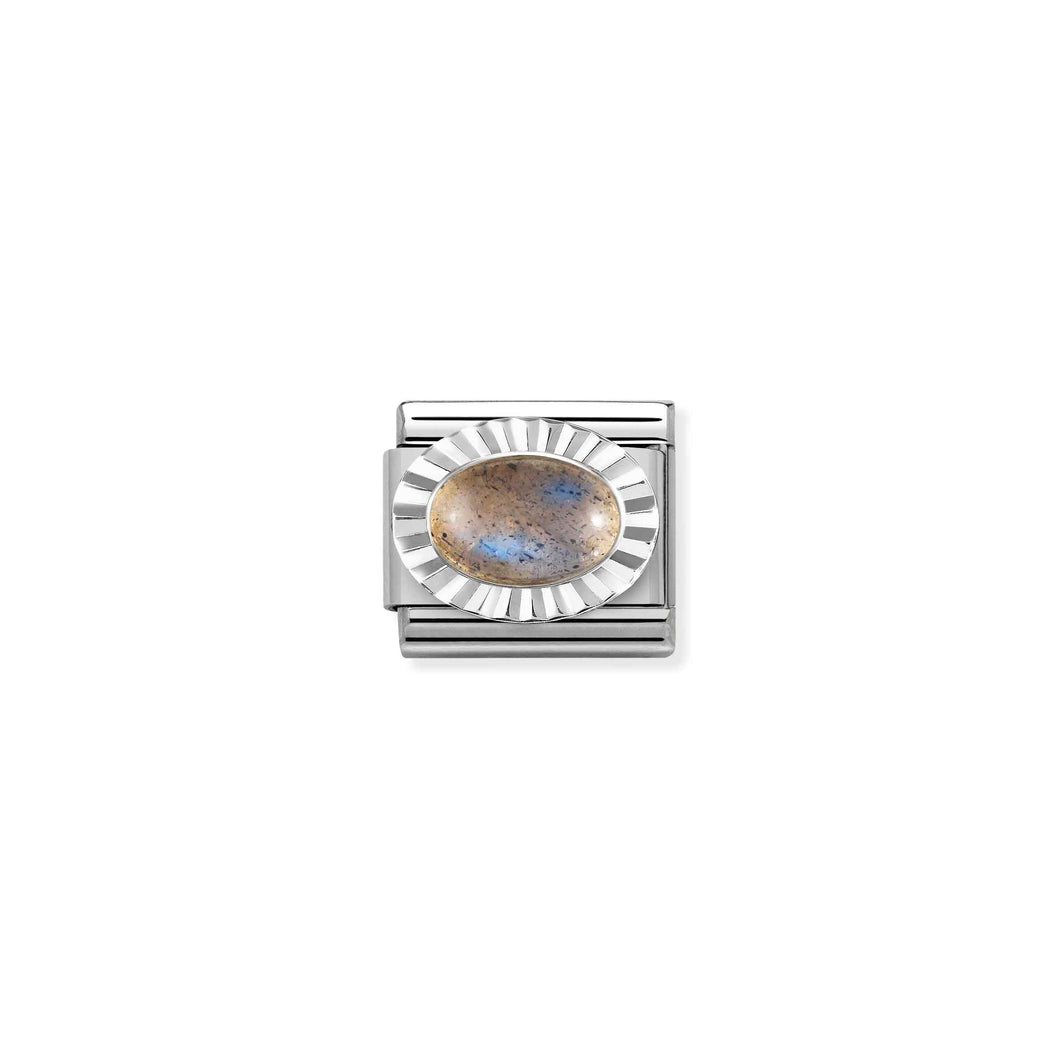 COMPOSABLE CLASSIC LINK 330507/40 LABRADORITE IN SILVER