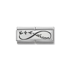 COMPOSABLE CLASSIC DOUBLE LINK 330710/04 INFINITE DREAM IN 925 SILVER