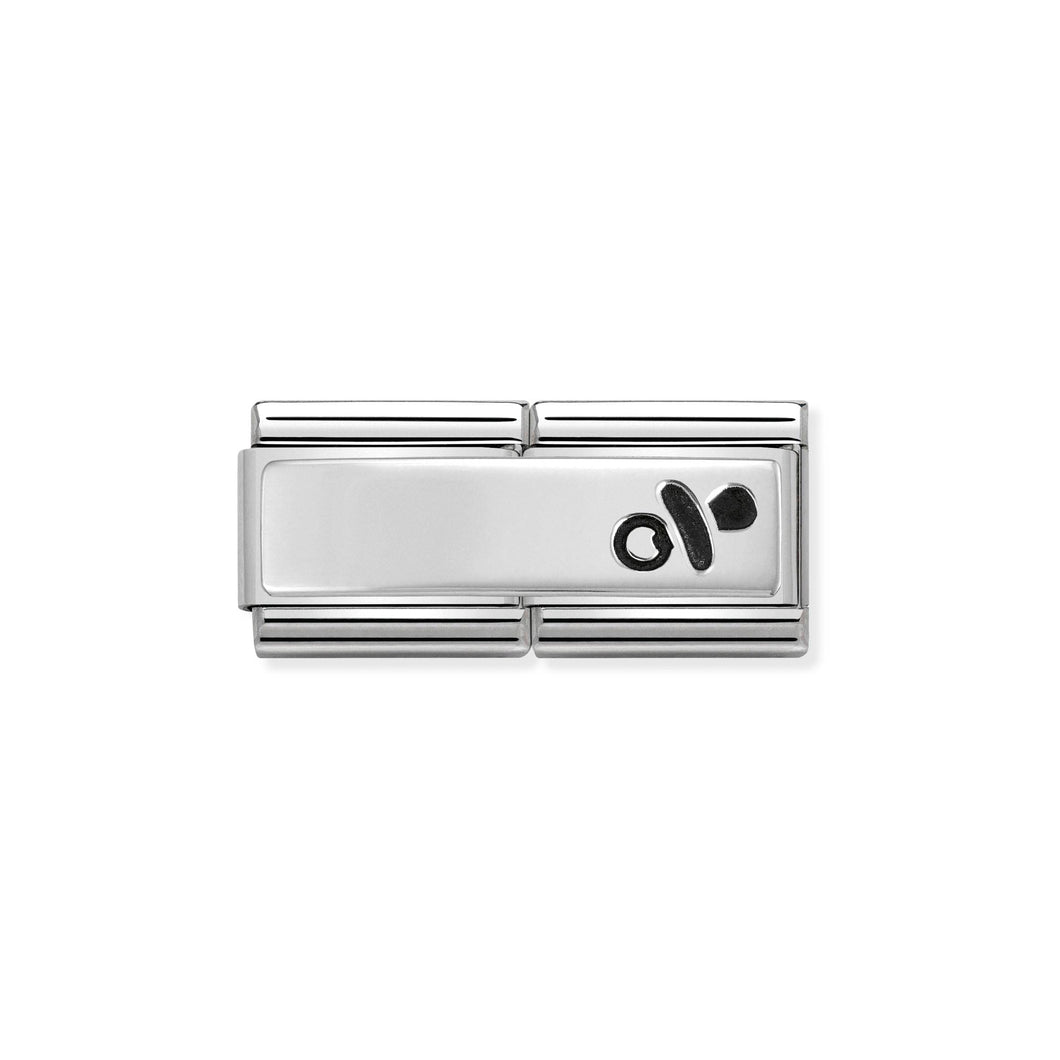 COMPOSABLE CLASSIC DOUBLE LINK 330710/19 PACIFIER IN 925 SILVER