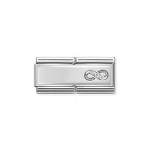Load image into Gallery viewer, COMPOSABLE CLASSIC DOUBLE LINK 330731/14 INFINITY WITH CZ IN 925 SILVER
