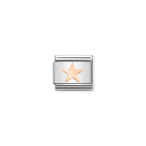 COMPOSABLE CLASSIC LINK 430104/42 STAR IN 9K ROSE GOLD