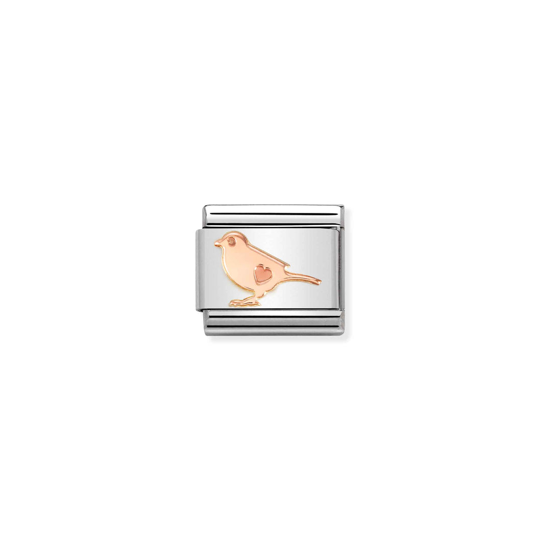 COMPOSABLE CLASSIC LINK 430104/54 BIRD IN 9K ROSE GOLD