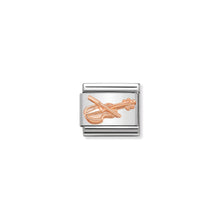Load image into Gallery viewer, COMPOSABLE CLASSIC LINK 430106/11 VIOLIN IN 9K ROSE GOLD
