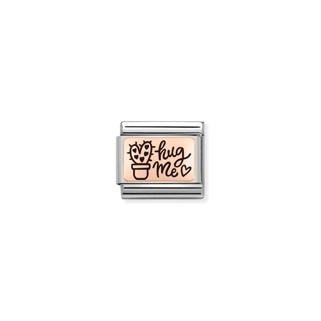 COMPOSABLE CLASSIC LINK 430111/10 HUG ME IN 9K ROSE GOLD