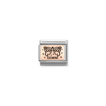 Load image into Gallery viewer, COMPOSABLE CLASSIC LINK 430112/03 GEMINI IN 9K ROSE GOLD
