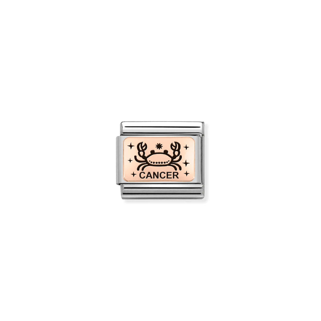COMPOSABLE CLASSIC LINK 430112/04 CANCER IN 9K ROSE GOLD