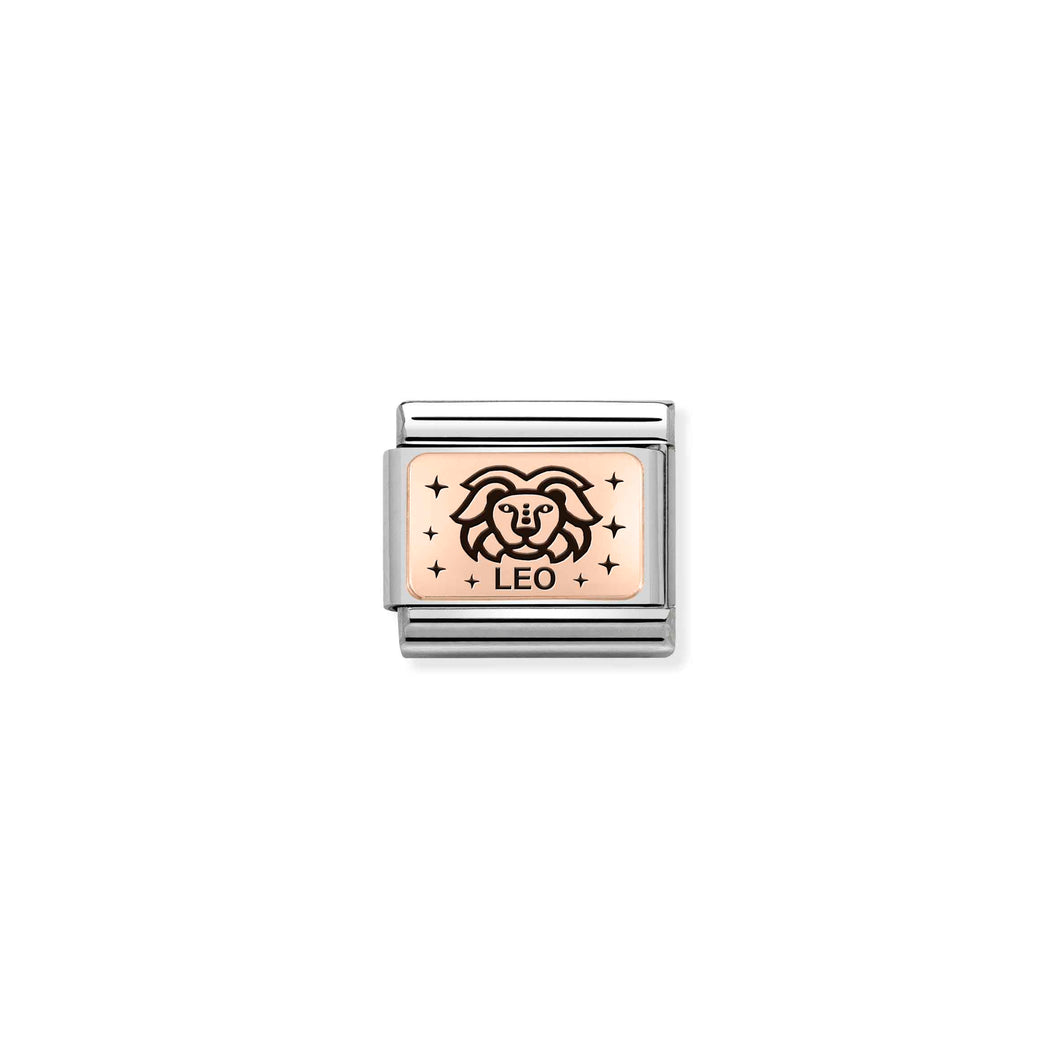 COMPOSABLE CLASSIC LINK 430112/05 LEO IN 9K ROSE GOLD