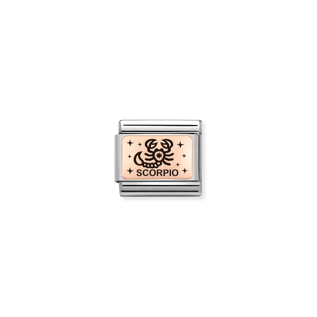 COMPOSABLE CLASSIC LINK 430112/08 SCORPIO IN 9K ROSE GOLD