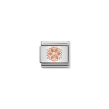 Load image into Gallery viewer, COMPOSABLE CLASSIC LINK 430305/23 SNOWFLAKE IN 9K ROSE GOLD &amp; CZ
