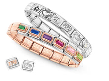 Load image into Gallery viewer, COMPOSABLE CLASSIC LINK 430604/003 PINK CZ IN 9K ROSE GOLD
