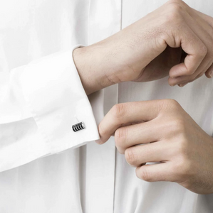 STRONG DIAMOND 028305/030 BLACK PVD CUFFLINKS