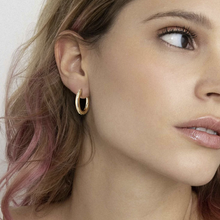 Load image into Gallery viewer, AFFINITY EARRINGS 028607/001 HOOPS &amp; CZ
