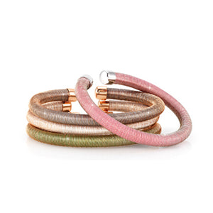 ESSENZIA BRACELET 146802/001 ROSE GOLD & BROWN