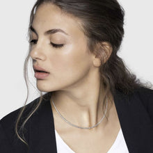 Load image into Gallery viewer, CHIC &amp; CHARM BLACK CZ NECKLACE 148603/011 WITH ROSE GOLD FINISH
