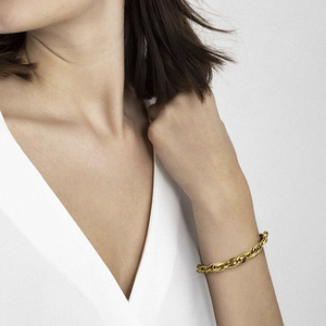 SILHOUETTE BRACELET 028503/012 GOLD PVD CHAIN